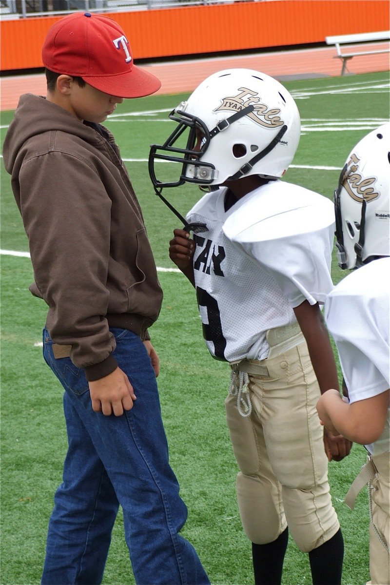 Image: Whatever words of encouragement A-Team Gladiator, Gary Escamilla, said to John Hall, Jr. before the Superbowl game worked. Hall saved his best, for last.