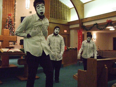 Image: This Mime Troup from Mt. Gilead allowed God to use them as a vessel to teach the audience.