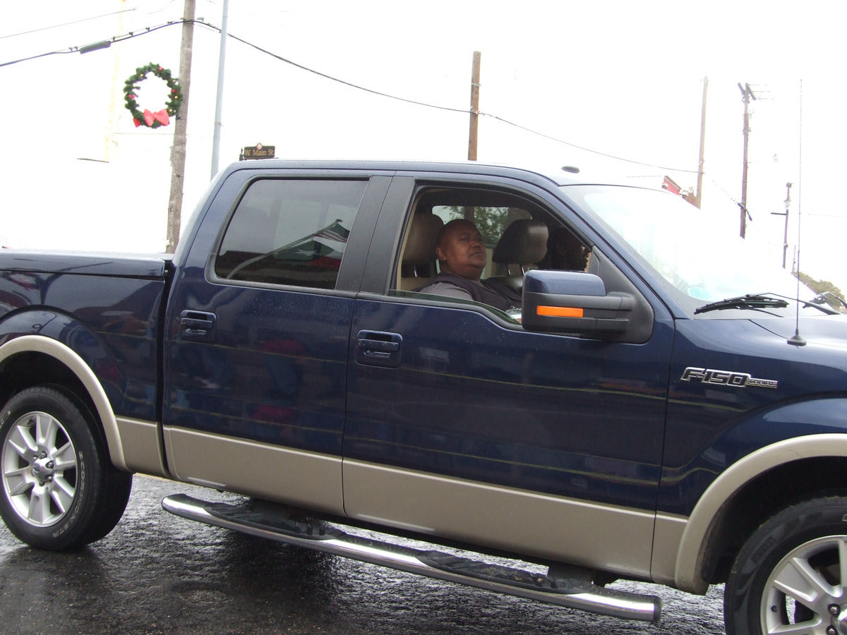 Image: Mayor Frankie Jackson takes his turn in the parade.