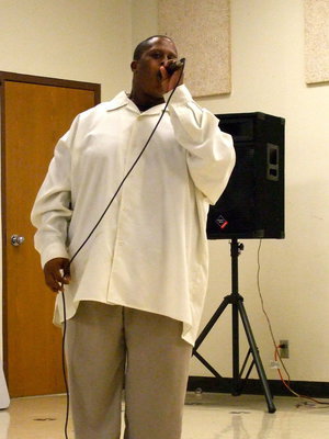 Image: Eric Johnson from the Refiners Fire Ministries singing God is a Good God.