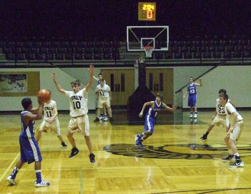 Image: McBride(#10) challenges this Wildcat to a duel.