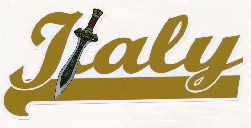 Image: Italy decal is $5.00 with proceeds going to the IHS 2012 Junior/Senior Prom.