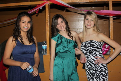 Image: Eighth grade beauties.
    (L-R) Ashlyn Jacinto, Cassidy Childers, Halee Turner