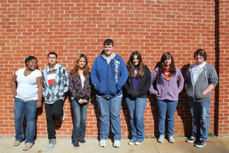 Image: State Qualifiers: (Left to Right) Sa’Kendra Norwood, Jorge Cortez, Marisol Rincon, Zac Mercer, Alexis Sampley, Devan Payne, and Trevor Davis. Not shown: Andrea Lanning and Kierra Wilson.