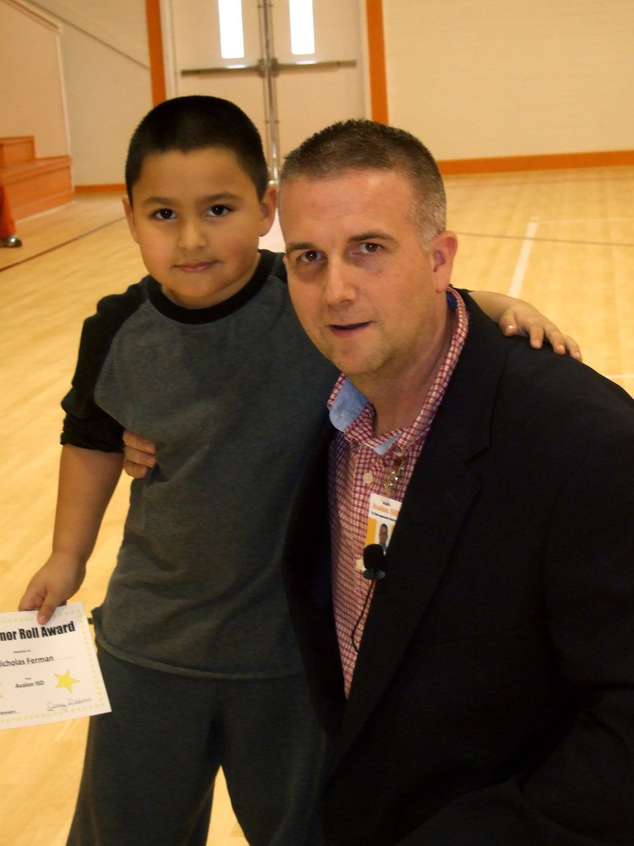 Image: Kindergartner Nicholas Ferman made the AB honor roll.