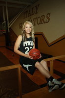 Image: Senior Lady Gladiator Megan Richards (22) recieved Honorable Mention and was an All-Academic All-District performer.