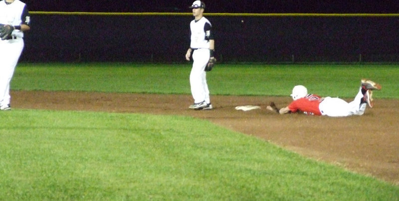 Image: Caden Jacinto is waiting for the ball.