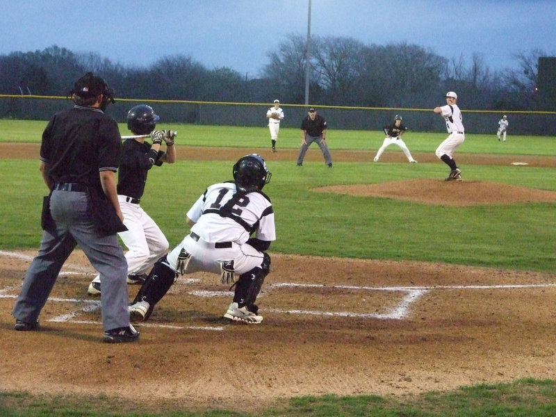 Image: Grandview pitches to Justin Wood.