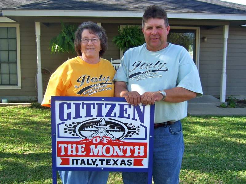 Image: Karen and Brian Mathiowetz are very proud to be selected as Citizens of the Month