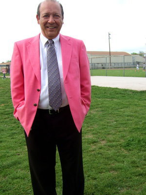 Image: Dr. David Delbosque is so proud of all the community coming out and joining in the Easter Egg Hunt.