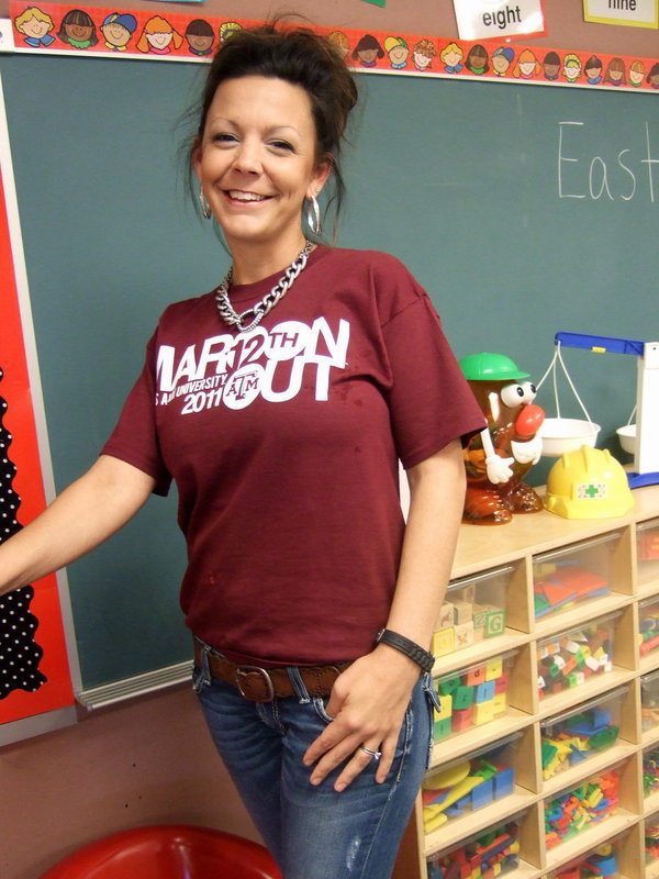 Image: Jennifer Aguado, Stafford Elementary kindergarten teacher