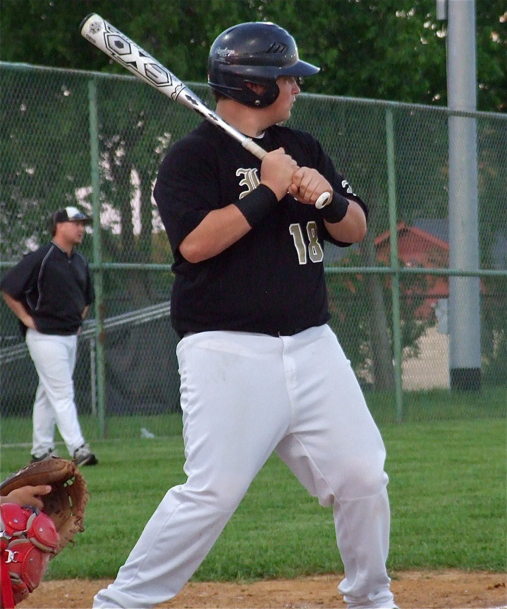 Image: John Byers(18) settles in at the plate for Italy.