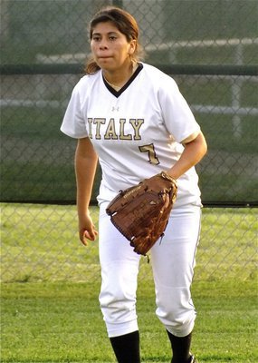 Image: Lady Gladiator right fielder, Alma Suaste(7) is a solid performer for the Lady Gladiators.