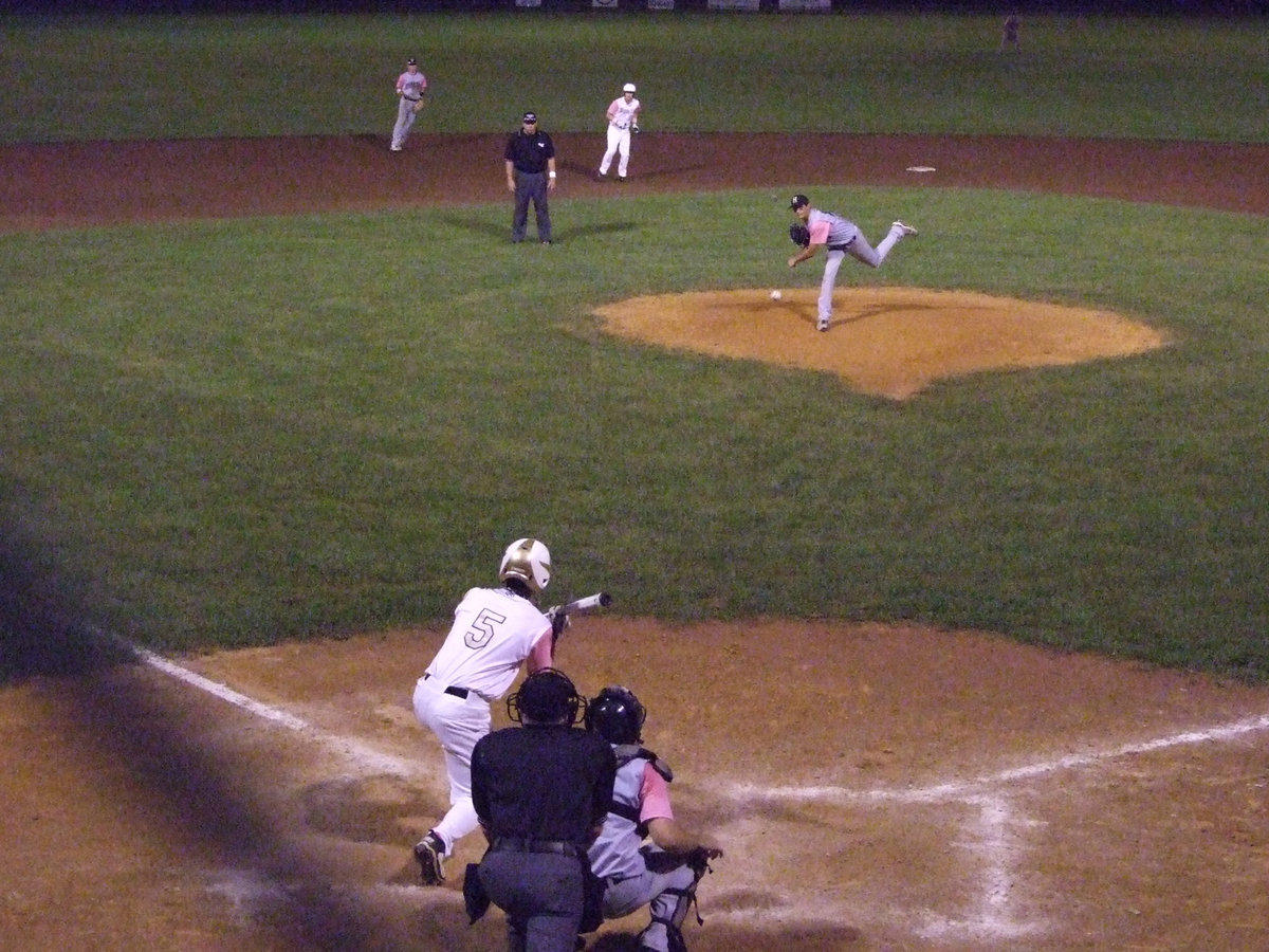 Image: Reid shows bunt.