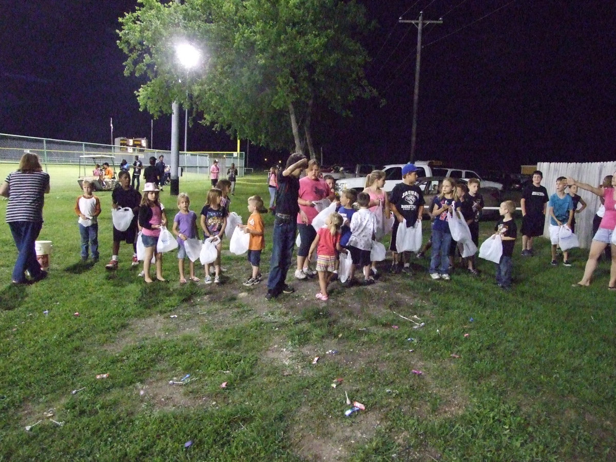 Image: Easter egg hunt for the elementary age kiddos.