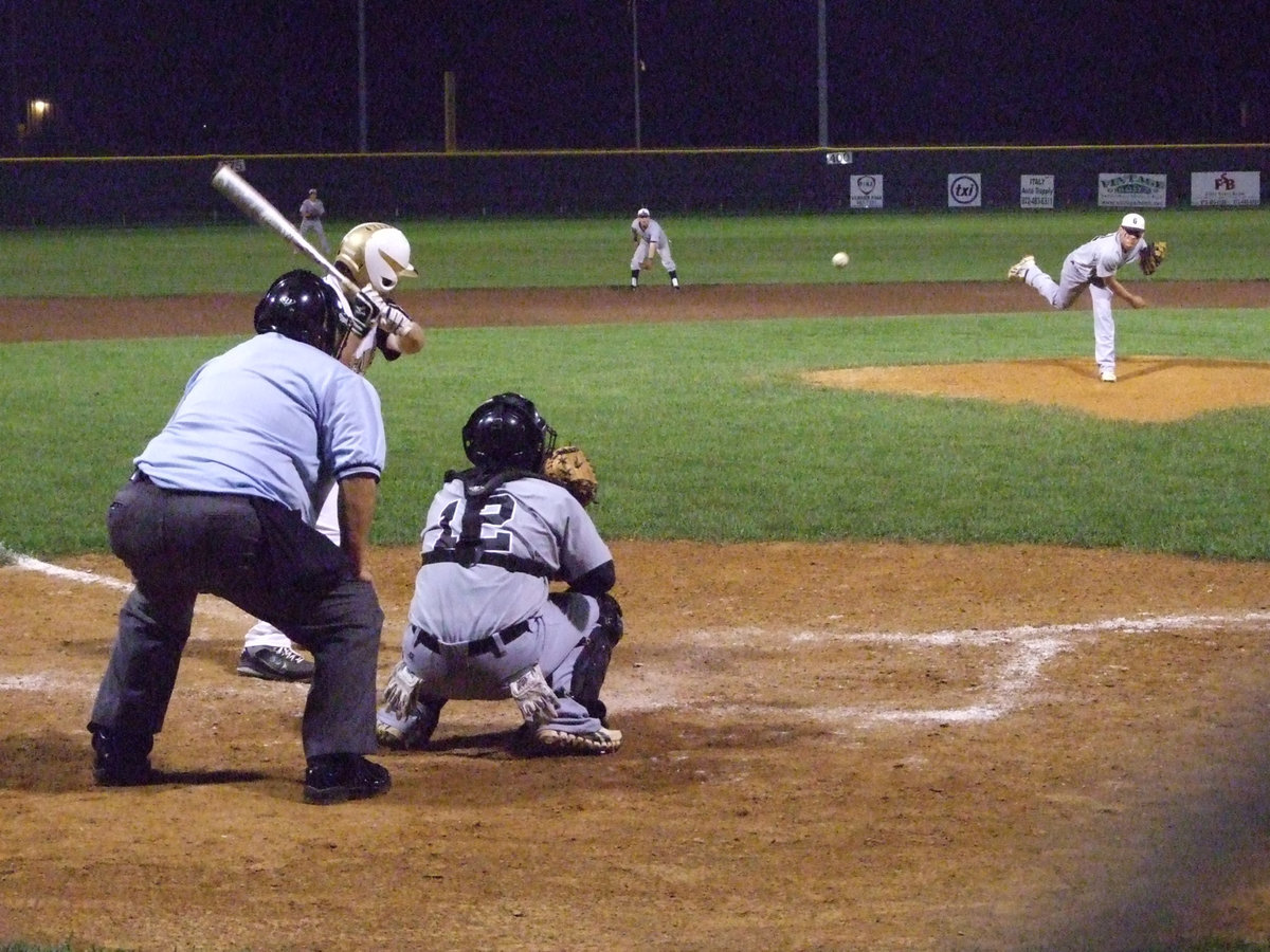 Image: John Byers steps up to the plate.