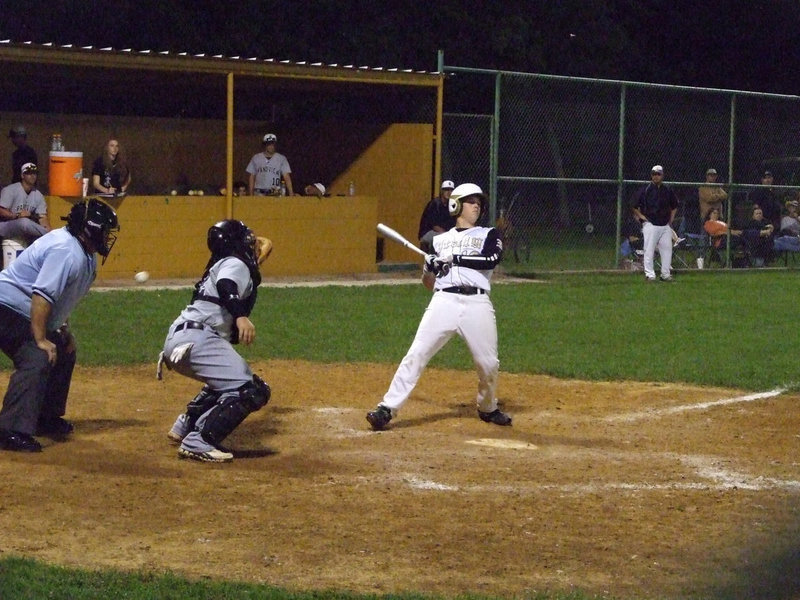 Image: Justin “Buck” Buchanan watches the ball closely.