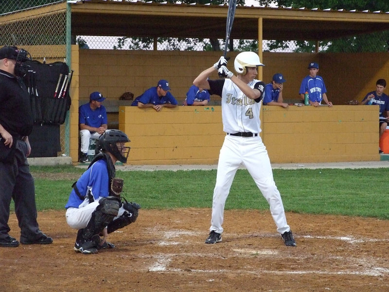 Image: Alex DeMoss waits for the right pitch.