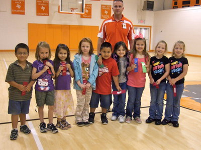 Image: Kindergarten award winners.