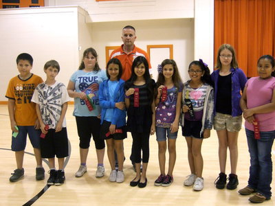 Image: Fifth grade award winners.