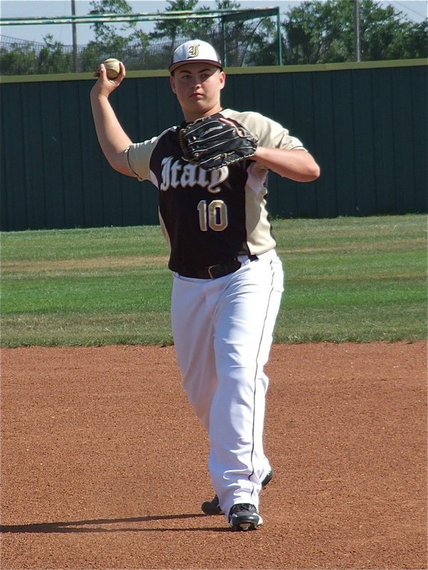 Image: Second baseman, Zain Byers(10) plays the position calm, cool and collected.