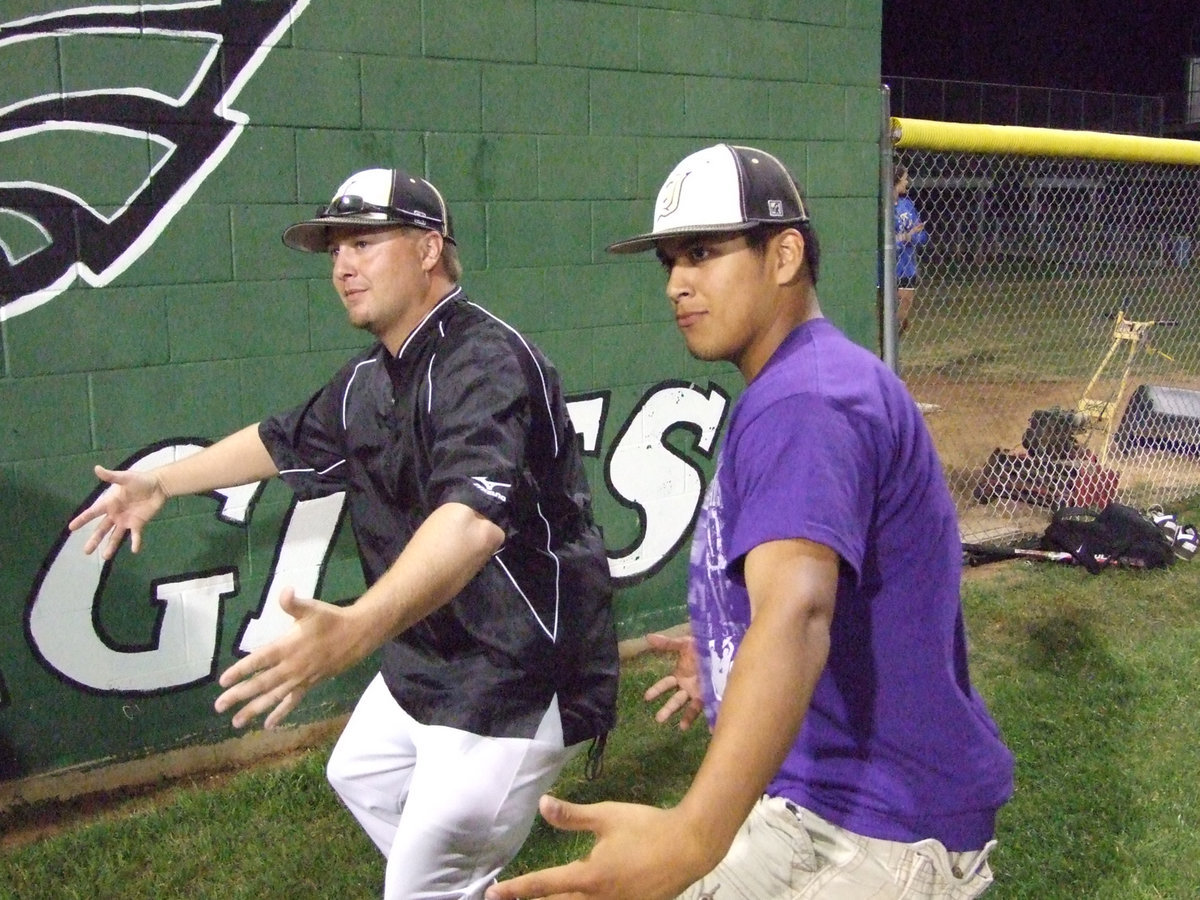 Image: Coach Ward and Omar Estrada