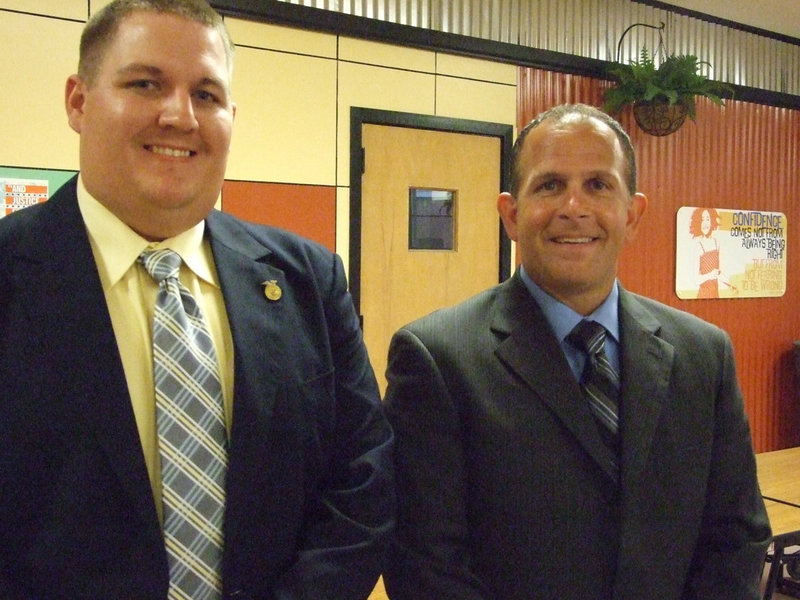 Image: Blake Godwin and William Braswell are two of the newest personnel at IHS for the 2012-2013 school year.