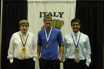 Image: Third Year Honorees
    (L-R) Brett Kirton (jr), Jase Holden (sr), Reid Jacinto (jr)
