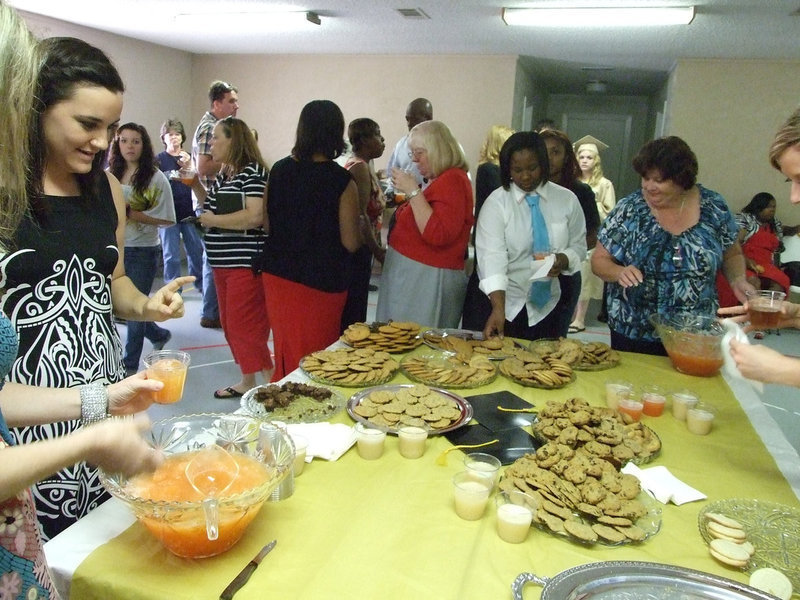 Image: A fine reception was offered to the graduates and their friends and family.