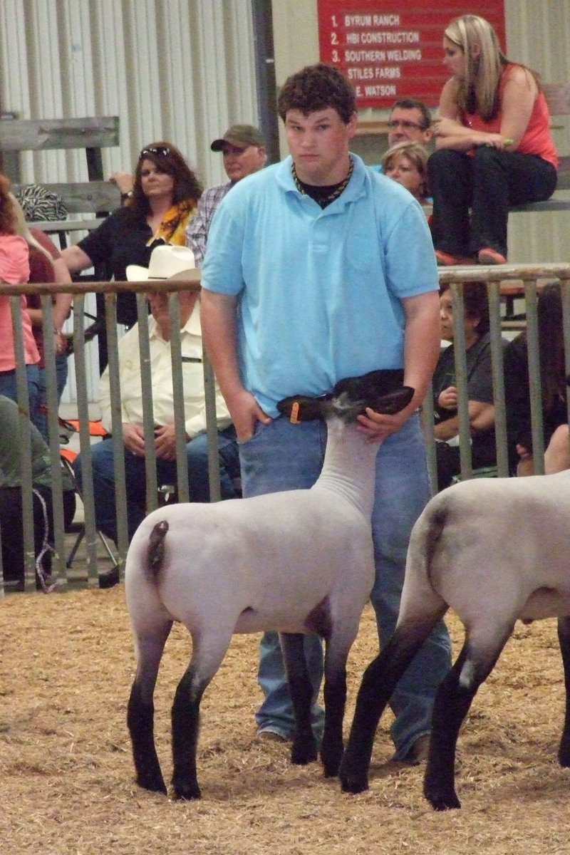 Image: John Byers, freshman, is relaxed as they announce class placings.