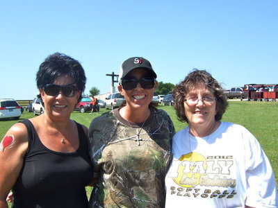 Image: Mary Teat, Tina Haight and Karen Mathiowetz all having summer fun.