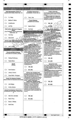 Image: Republican Primary Election-Sample Ballot, page 2