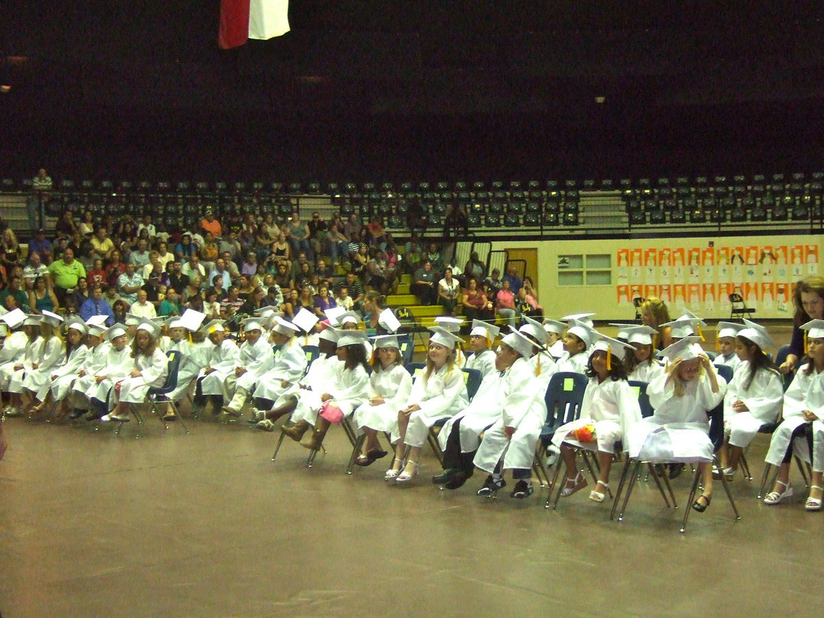 Image: Here are all forty-three kindergartners soon to be first graders.