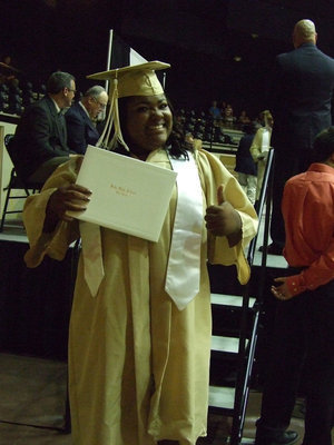 Image: Sa’Kendra Norwood is excited about graduating.