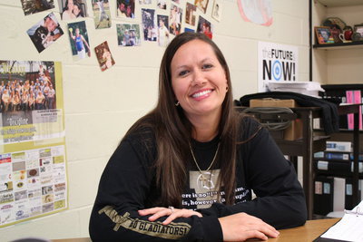 Image: Italy HS/JHS campus’ Teacher of the Year, Casey Holden.