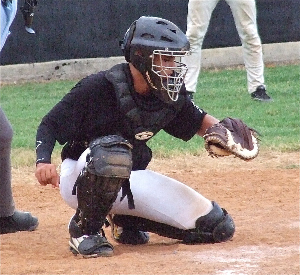 Image: Reid secures a strike from cousin Caden.