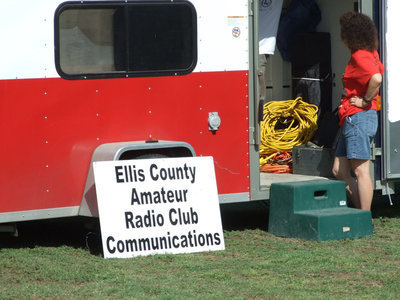 Image: Volunteers like the Ellis County Amateur Radio Club, help with the Tour d’Italia every year.