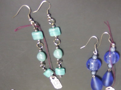 Image: Beaded earrings.