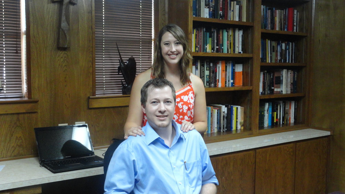 Image: Joseph Barrett and his wife, Natalie