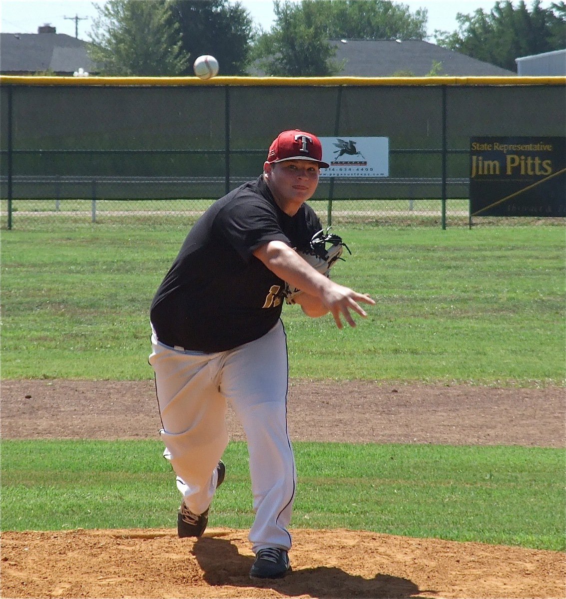 Image: Italy sophomore John Byers brings the heat to the Blackcats.