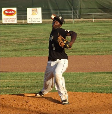 Image: Still in pool play, Marvin Cox(1) goes to the mound against Dawson.