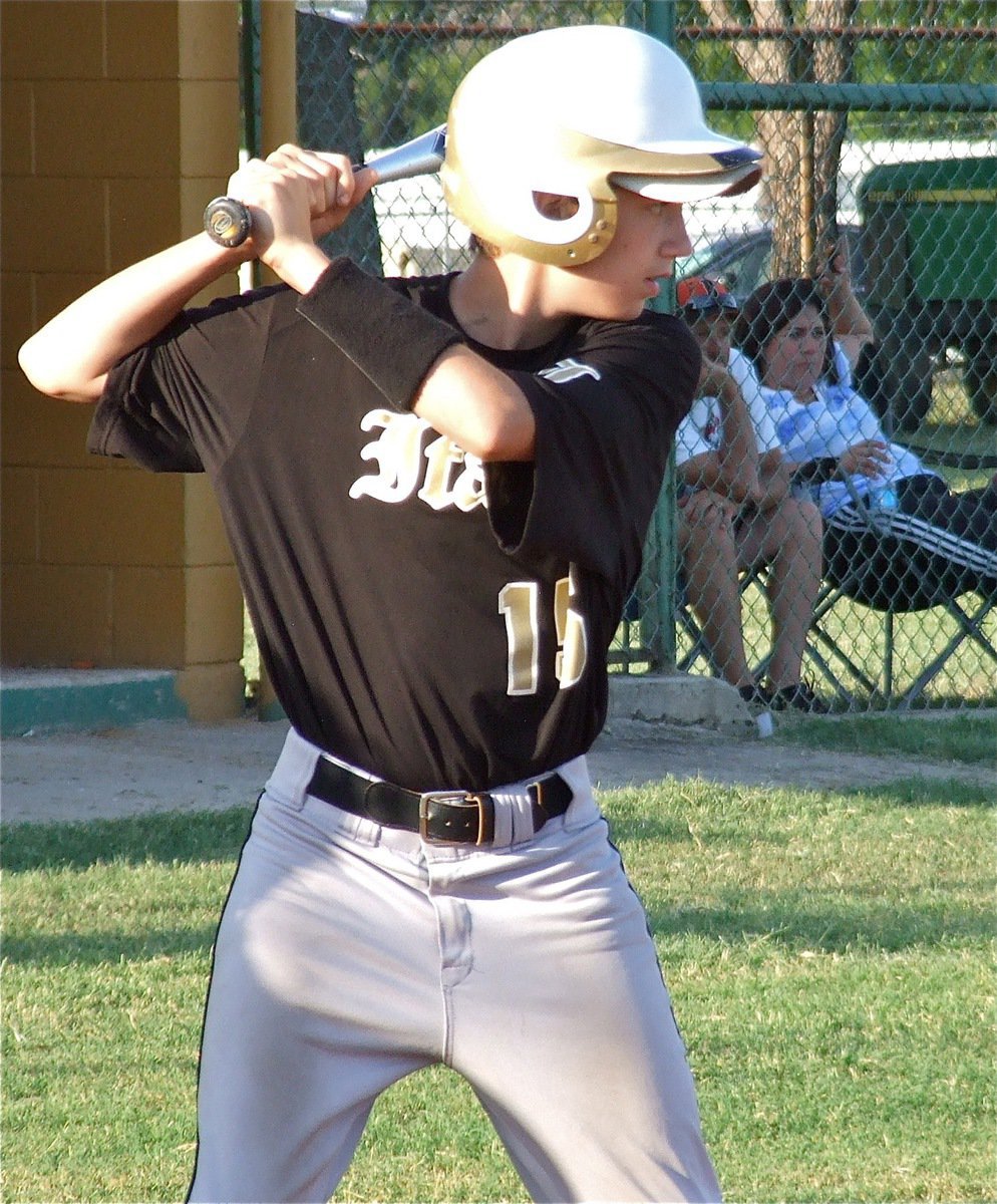 Image: Freshman Brandon Connor(15) is hoping for the heater from Dawson’s pitcher.