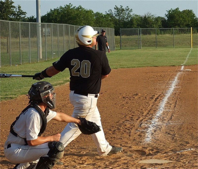 Image: Kevin Roldan(20) effortlessly smacks a double into centerfield.