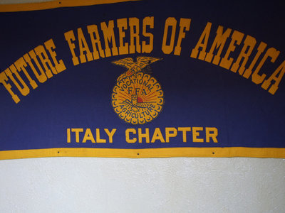 Image: The newest banner on the walls of the Ag classroom.