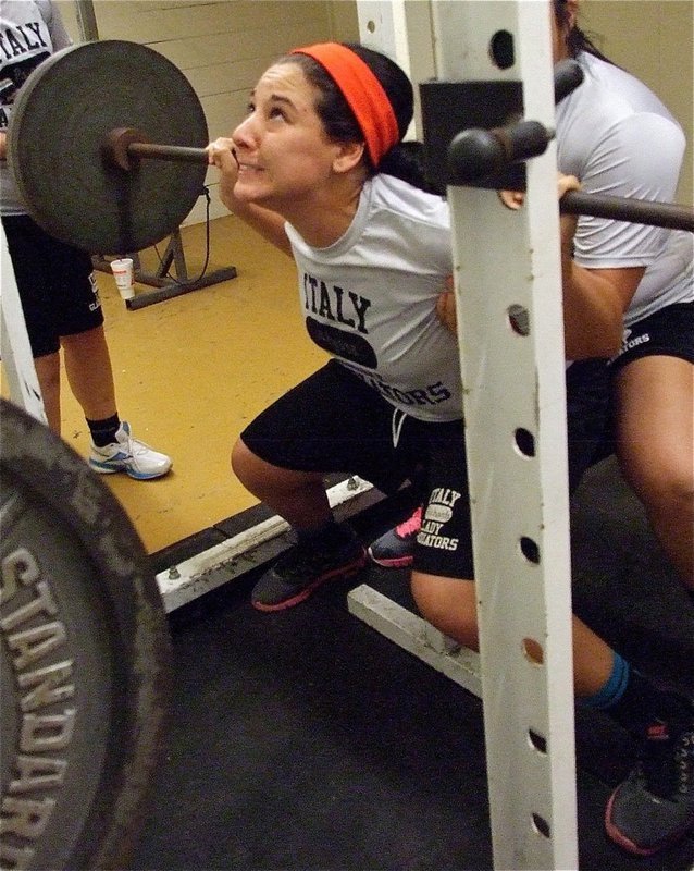 Image: The face of an All-American: Alyssa Richards demonstrates the strain and pain it takes to be a special athlete.