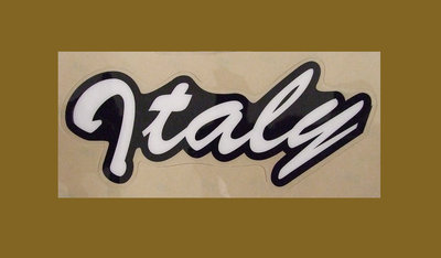 Image: Italy vehicle decals are also available thru the Gladiator Athletics Booster Club at $5.00 each.
