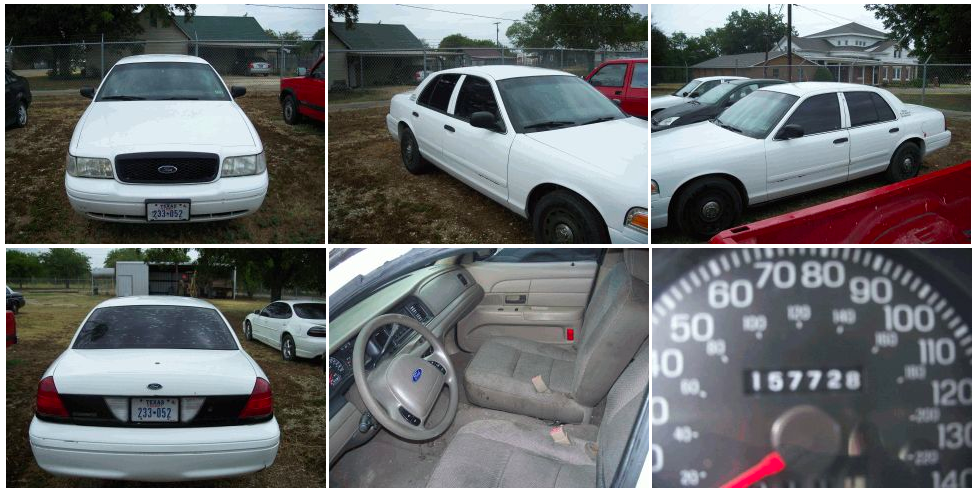 Image: 2003 Ford Crown Victoria / 157,728 Miles showing.