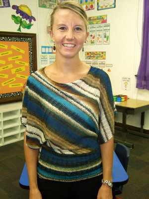 Image: Elsabe Munger is ready to take over Mrs. Hernandez’s class while she is out on maternity leave.