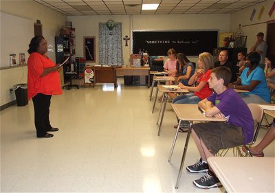Image: The amazing Mrs. Vivian Moreland is in her 39th year as a teacher at Italy High School.