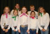 Image: Silver Spur’s junior hippology team members included (front row left) Gentry Rogers, Autumn Wells, Sadie Hinz, Mikayla Venable and Parys Bishop, (Back Row) Alyssa Ballew, and Ethan Rogers.